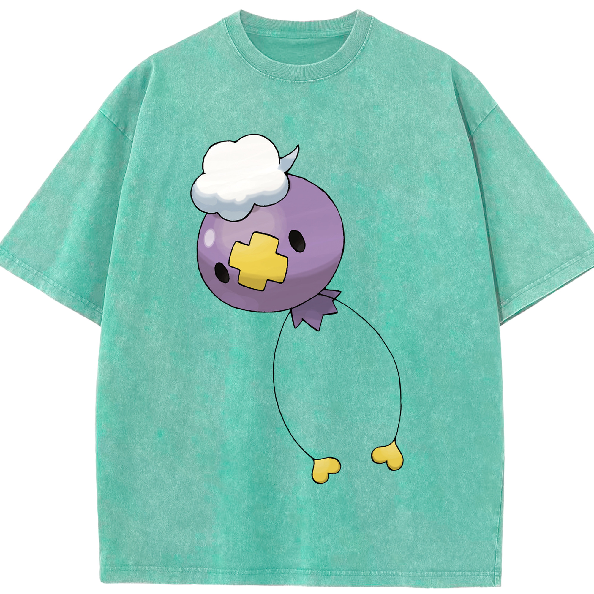 （画像用） ポケットモンスター Pokémon 綿100% ヴィンテージ風 半袖Tシャツ（フロントプリント）